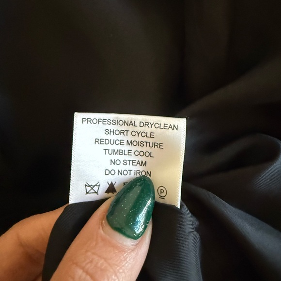 Tory Burch Metallic Plaid Sleeveless Mini Dress Silk Blend Black Silver Size 10 - Picture 8 of 9